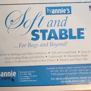 Soft and Stable By Annie 30&quot;x17&quot;