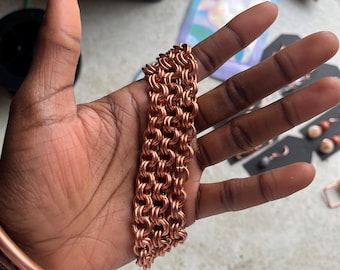 Verstelbare koperen armband