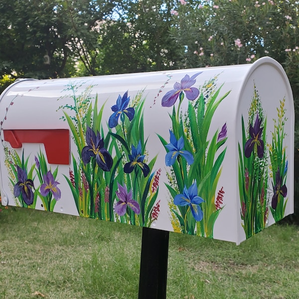 Hand Painted Mailbox - Etsy