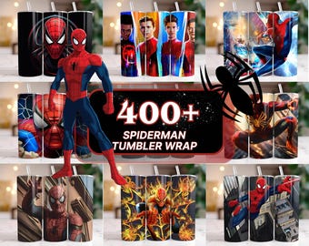 400+ Spiderman Tumbler Wrap Bundle, Spider Man Tumbler Wrap PNG, 20 oz Sublimation Tumbler, Spidey Tumbler PNG | Cartoon Tumbler Wrap