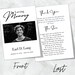 Black N White Funeral Program Template, Funeral Program, Funeral ...