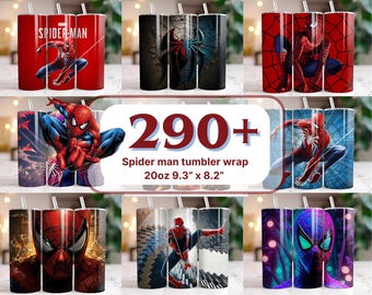 400+ Spiderman Tumbler Wrap Bundle, Spider Man Tumbler Wrap PNG, 20 oz Sublimation Tumbler, Spidey Tumbler PNG | Cartoon Tumbler Wrap
