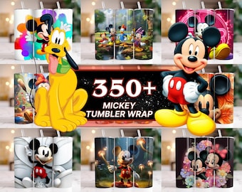 350+ Mickey Mouse Tumbler Wrap Bundle, 20 oz Mickey Sublimation Designs, Minnie Tumbler PNG, Cartoon Tumbler Wrap PNG, Kids Tumbler Wrap