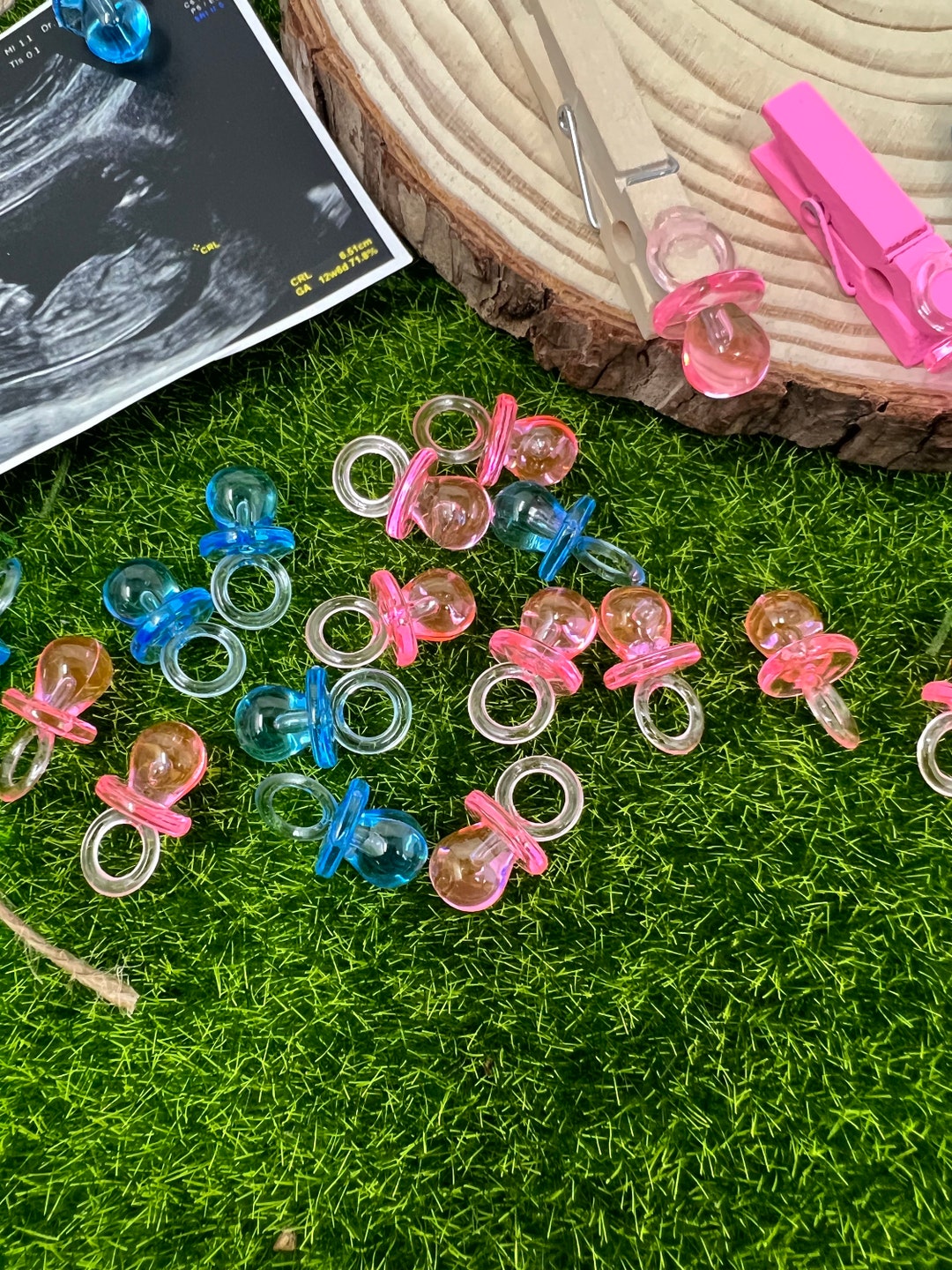 Mini Pacifiers Baby Pacifier Game Baby Shower Party Favors Etsy