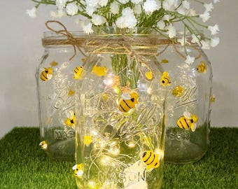 Winnie the Pooh Hunny Pots Centerpieces Mason Jar Centerpiece