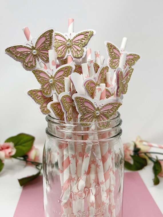 Butterfly Straws