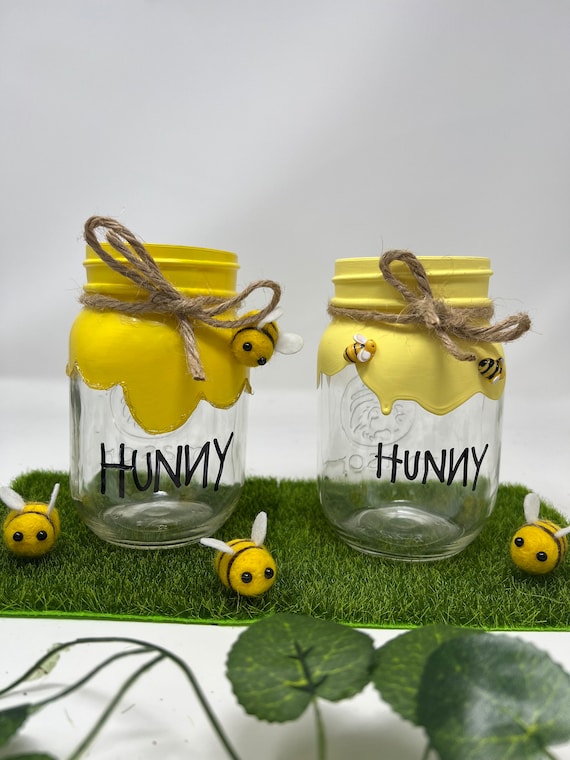 Winnie the Pooh Terra Cotta Hunny Pots Centerpieces Party Favors for  Birthdays, Baby Showers, Honey Pot Party Favors 