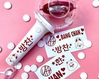 PERMANENT Decal Set Stray Kids Light Stick Member stickers