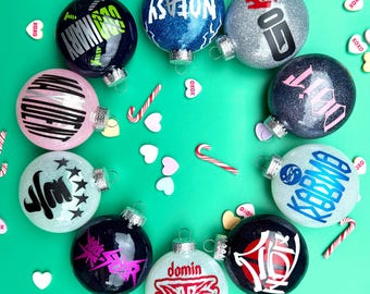 SKZ Album inspired Christmas Baubles