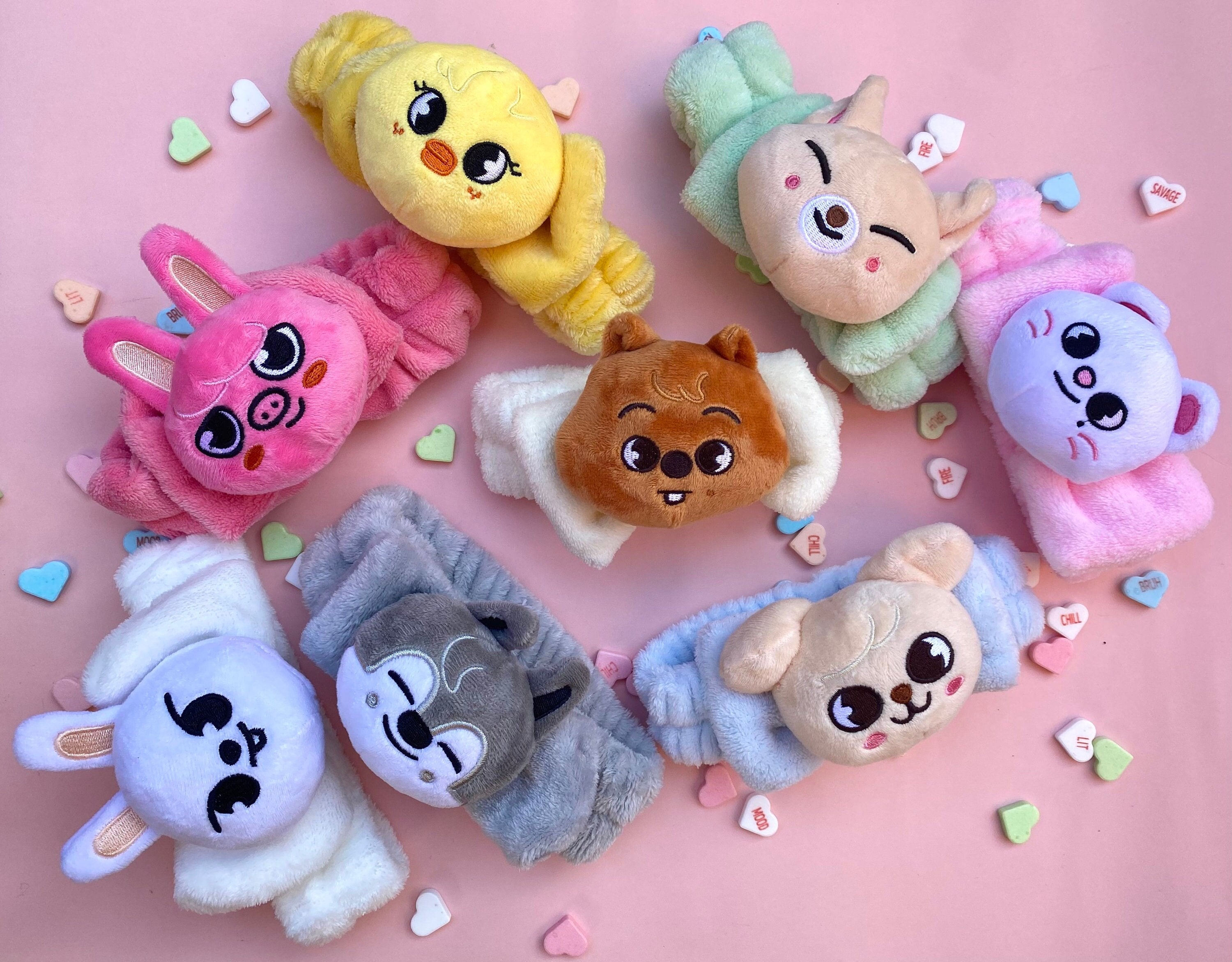 Stray Kids SKZOO BbokAri Official Plush Face Cushion The