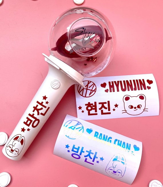 REMOVABLE Stray Kids Light Stick Member Decal Set - Etsy
