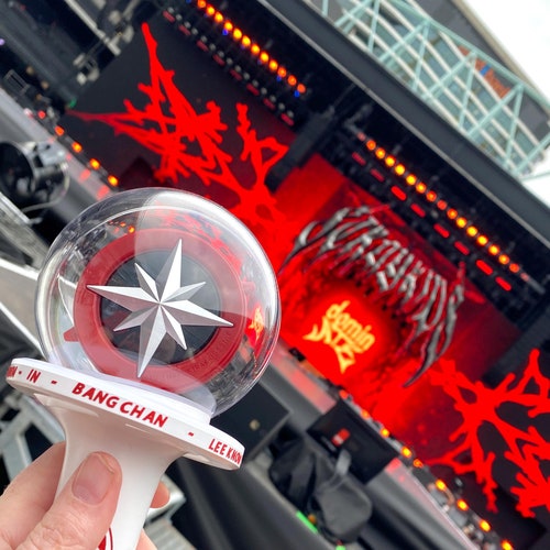 PERMANENT Decal Stray Kids V2 Lightstick Halo Name Stickers - Etsy