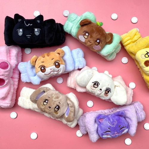 ATEEZ ANITEEZ ヘアバンド　ジョンホ　ジョンベア　カチューシャ ANITEEZ - ATEEZ- Facial - Spa Headbands - Etsy