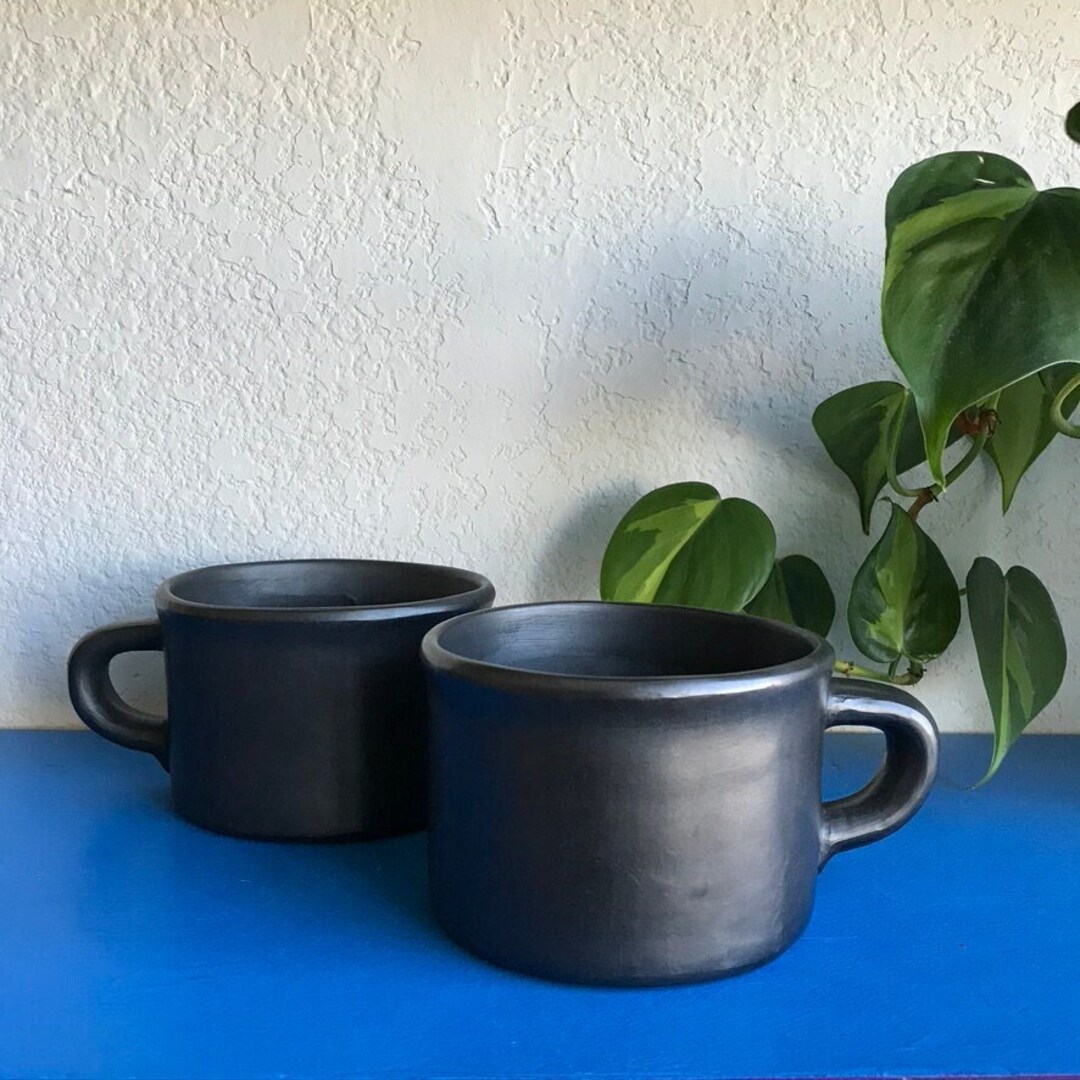 Barro Negro, Black Clay, Espresso Cup with Saucer