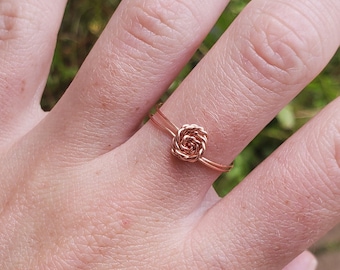 Rose Wire Ring