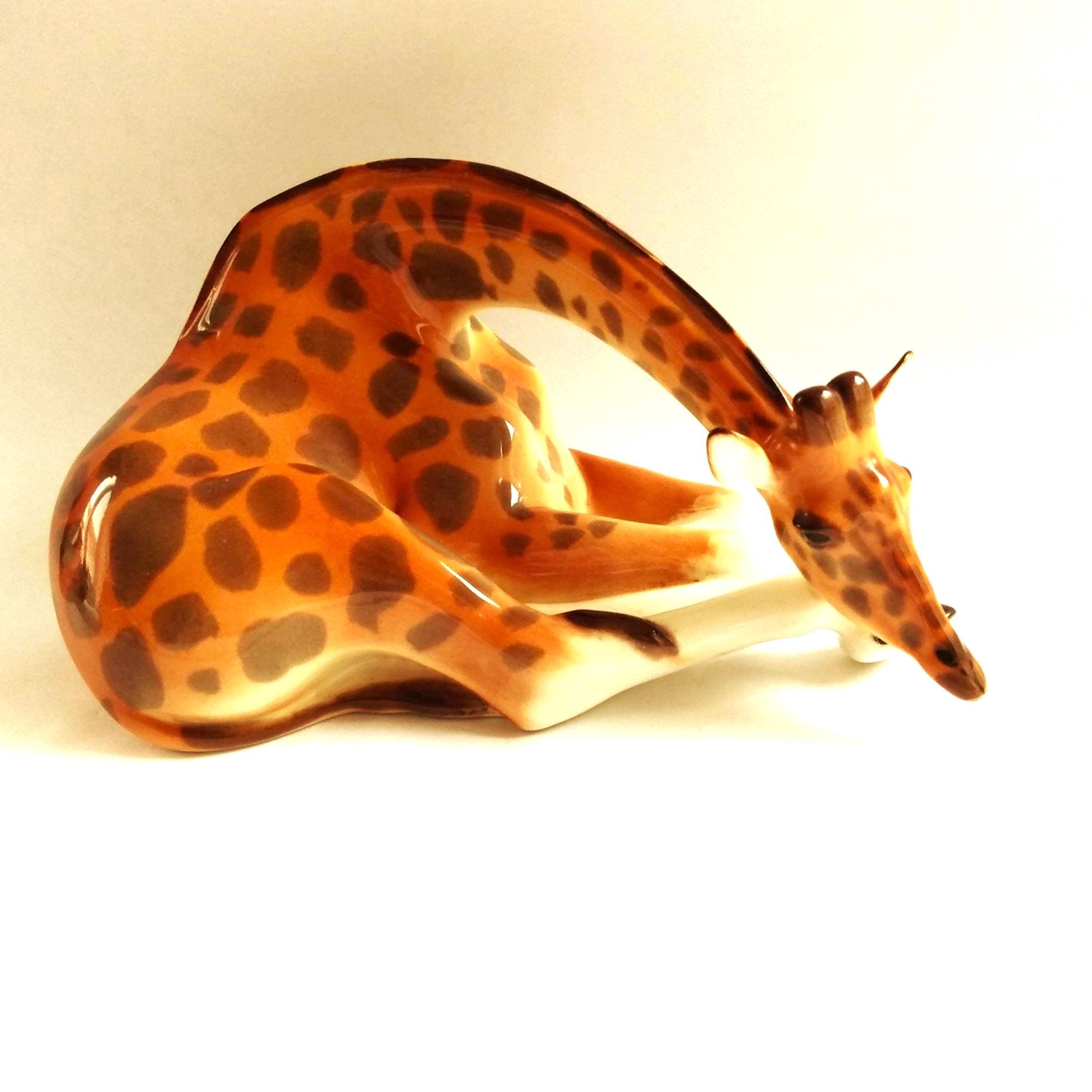 Large Porcelain Giraffe Figurine by Lomonosov USSR 27cm Wide - Etsy UK