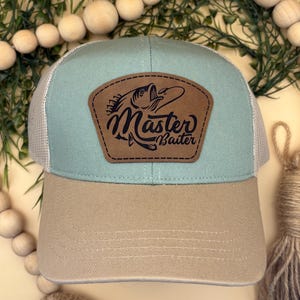 Master Baiter Hat - Fishing Hat - Hat for Dad - Gift for Him - Gift For Dad Hat - Hat for Fishing Enthusiast - Funny Fishing Hat