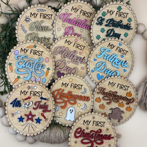 Baby&#39;s First Holiday Milestone Signs: New Parent Gift Set