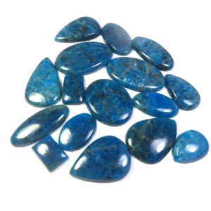 Prachtige blauwe apatiet edelsteen, halfedelstenen apatiet, natuurlijke apatiet cabochon, 36-83 kt, apatietgenezende edelsteen voor sieraden,