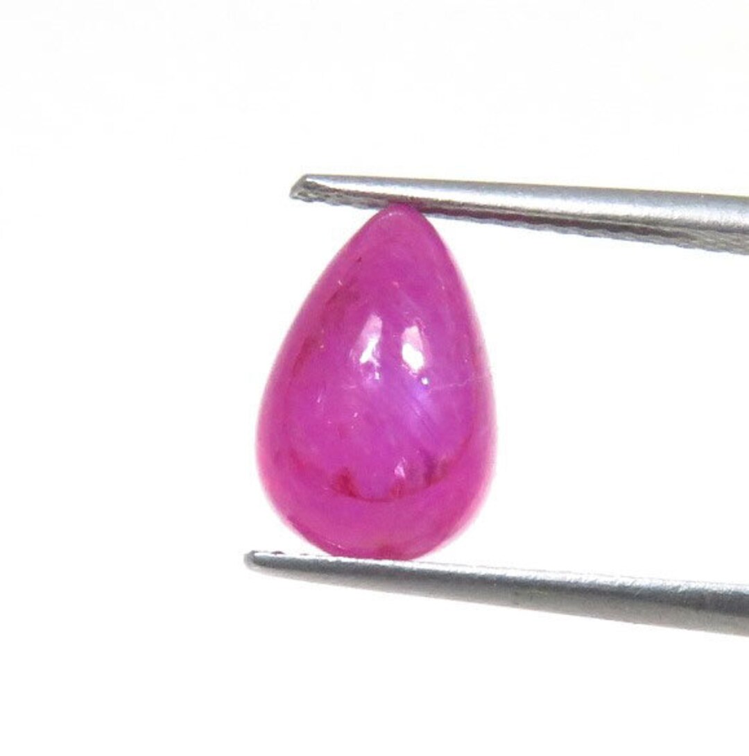 Pink Sapphire Cabochon, 10.5x7mm, Handmade Sapphire Smooth
