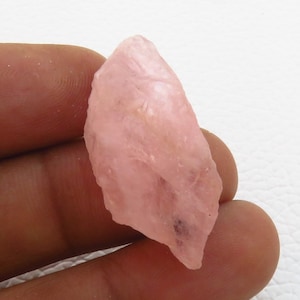 Pietra preziosa di morganite grezza sfusa, 30 x 13 mm, gemme di morganite rosa, pietra preziosa di morganite naturale, 31 carati, morganite rosa grezza per regali e gioielli