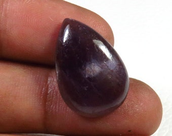 natural iolite pear cabochon, 21x14 mm, iolite sunstone sparkle gemstone, iolite sunstone, purple iolite loose gemstone for jewelry making,