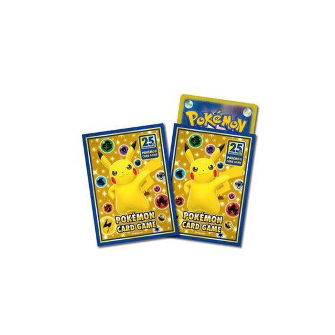 Pokemon Card Sleeves 25th Anniversary Collection Etsy