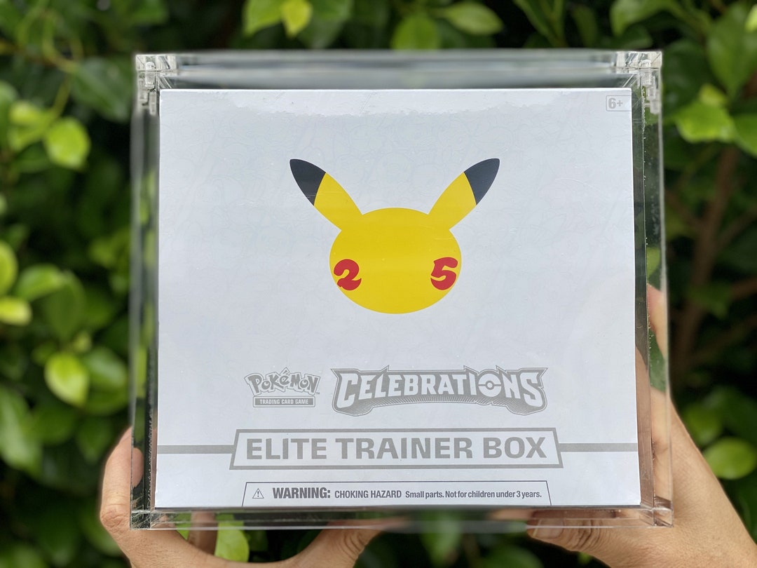 Acrylic Pokémon Elite Trainer Box Protector Etsy