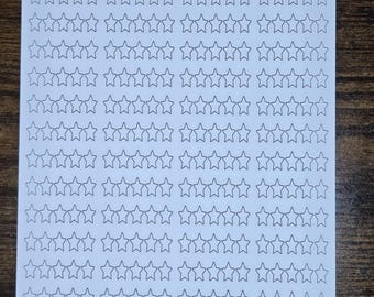 5-Star Rating Stickers: Journal, Movie, & Planner Reviews