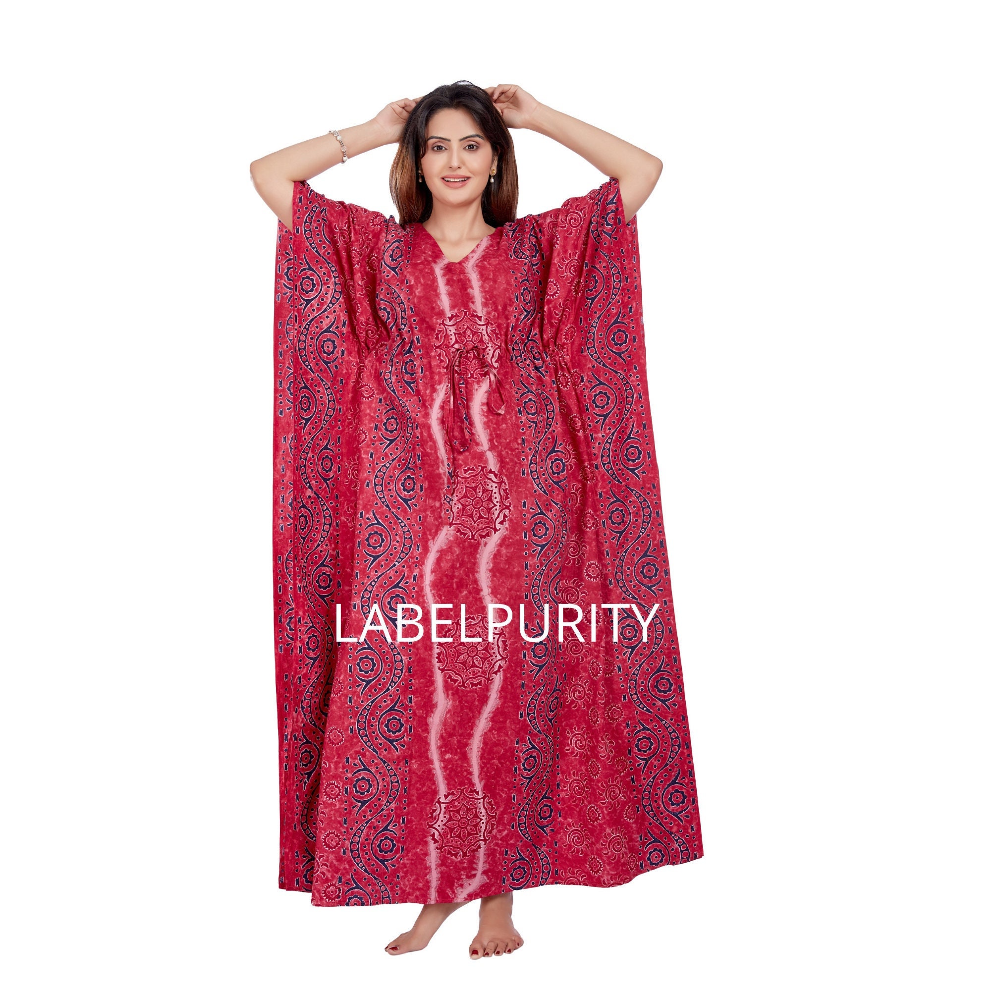 100 percent cotton kaftans