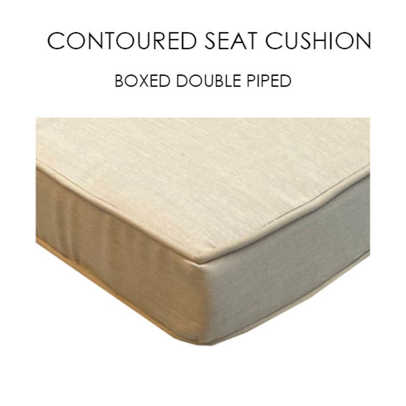 Sunbrella® Elegance Marble Wicker Seat Cushion Contoured - Etsy