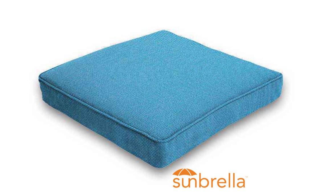 SUNBRELLA® Canvas Capris Outdoor Seat Pad Patio Chair Pad Etsy