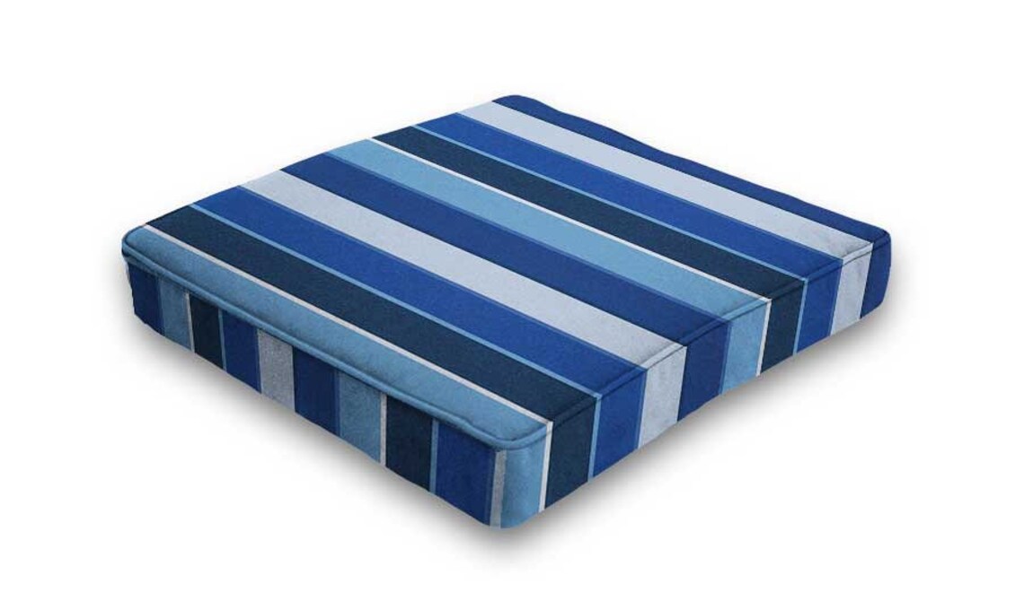 SUNBRELLA® Milano Cobalt Outdoor Seat Pad Patio Chair Pad Etsy