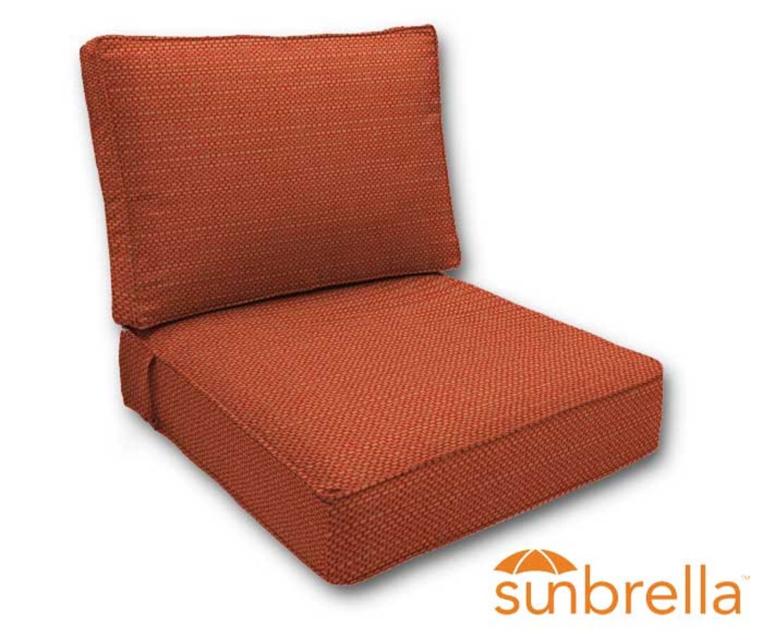 Sunbrella® Echo Sangria Deep Seating Replacement Cushions Etsy