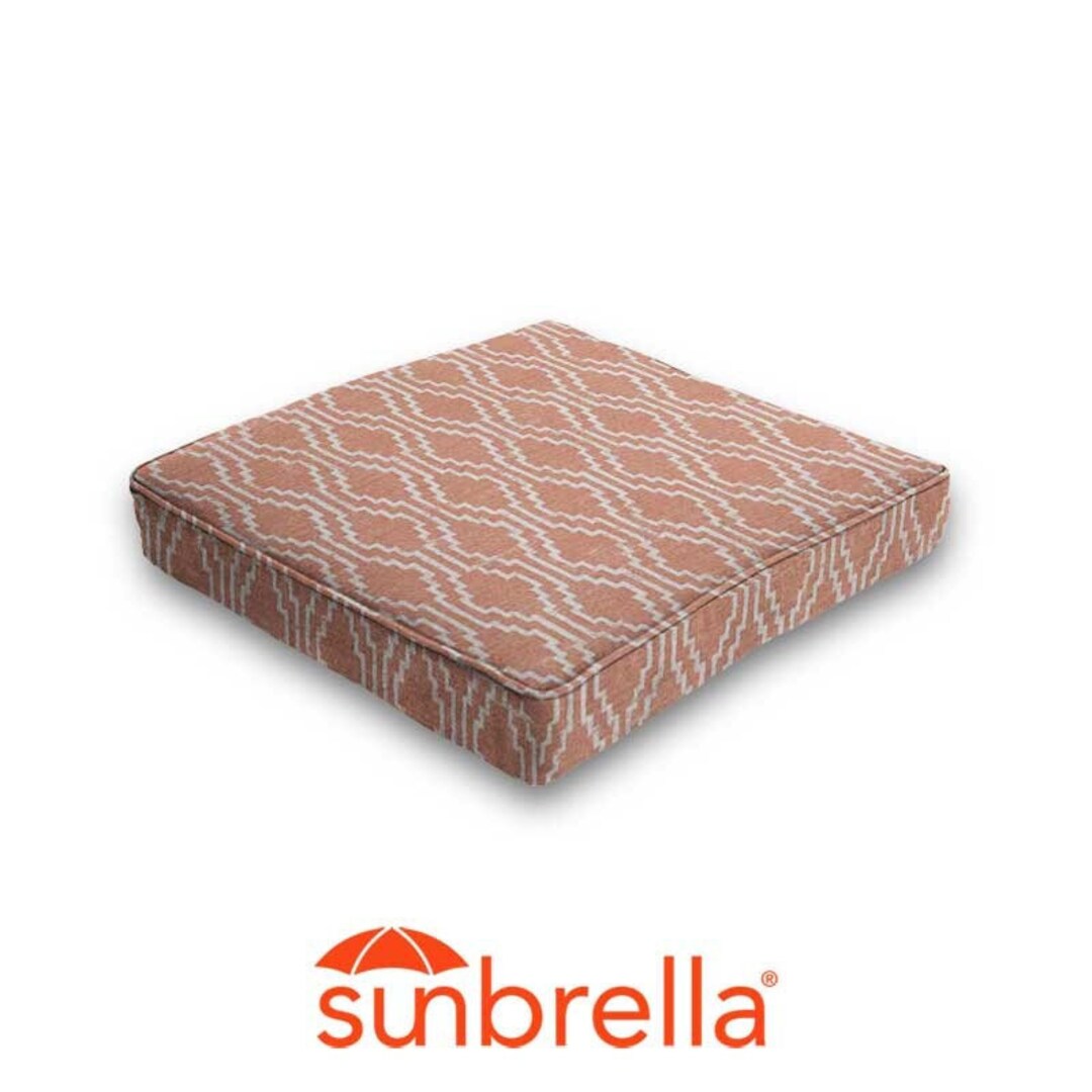 SUNBRELLA® Solve Clay Outdoor Seat Pad Patio Chair Pad Etsy