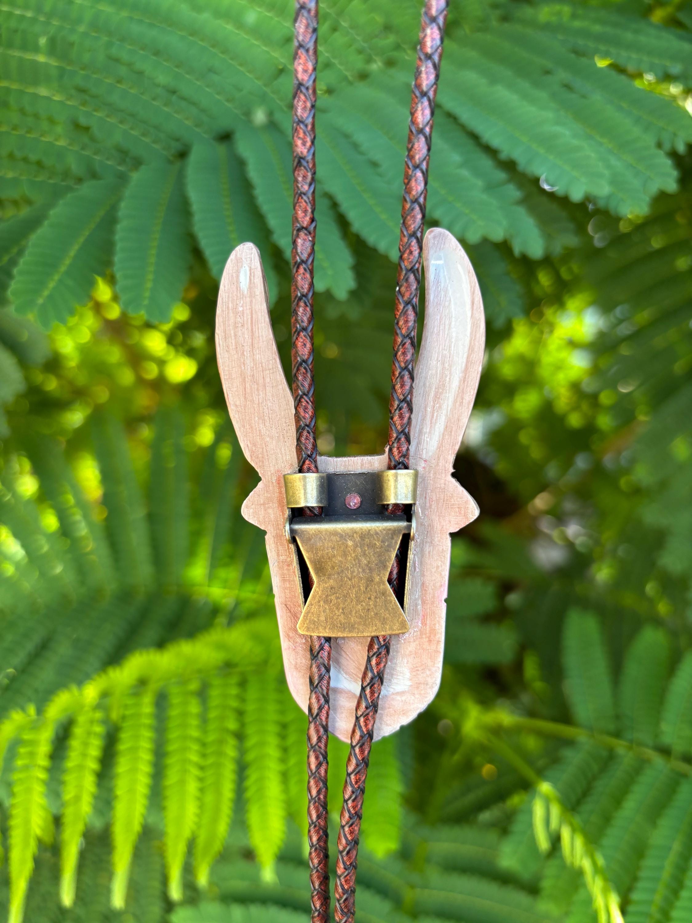 Handmade Adventureland Horned Mask Bolo Tie (1 of 1) - Thumbnail 2
