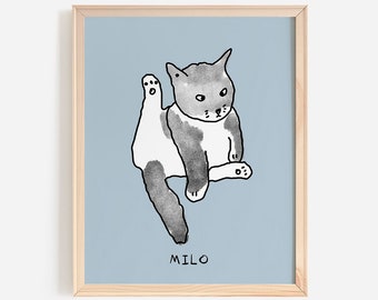 Custom Pet Portrait: Personalized Digital Art From Photo Ugly Pet Portrait Bad Cat Portrait Ugly Dog Portrait Custom Pet Art Custom Portrait