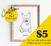 CUSTOM UGLY PORTRAIT, line drawing, bad portrait, Line Art, Custom Portrait, Pet portrait, Dog Portrait, Funny Portrait, Personalised Gift 