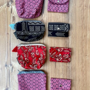 2er Set Mini Kosmetiktäschchen, Schminktasche, Make Up Bag, Mini Tasche, kleines Täschchen, kleine Kosmetiktasche, Reißverschlußtasche
