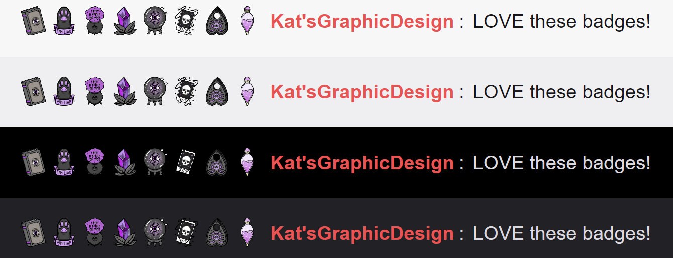Amethyst Witch Twitch Sub Badges | Subscriber Badges, Bit Badges ...