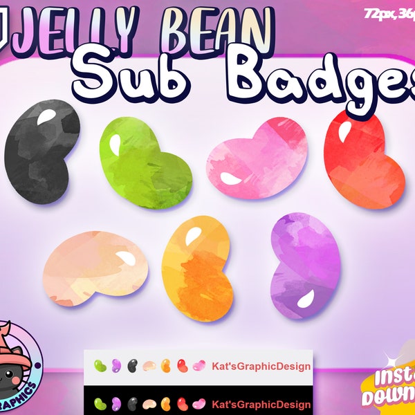Twitch Vtuber Jelly Bean Etsy