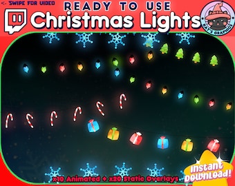 Flashing HOLIDAY Christmas Lights for Twitch Streamers