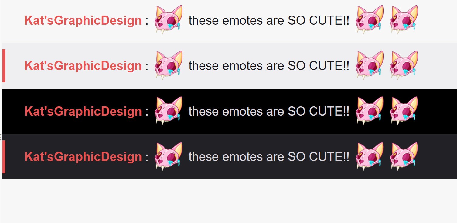 Pink Evil Cat Skull Head Twitch + Discord Emote | Channel Points ...