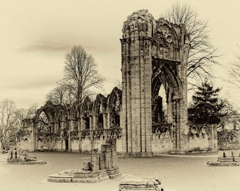 St Mary's Abbey Ruins in York Master Of Photography