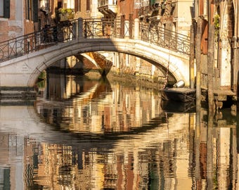 Venice Canal Photo, Italian Wall Art, Europe Travel Photography