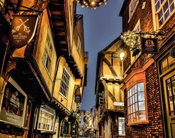 Ghosttown York Print | Historic Street Photo, Cityscape Art