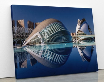 Science Museum - Valencia in print, canvas or metal