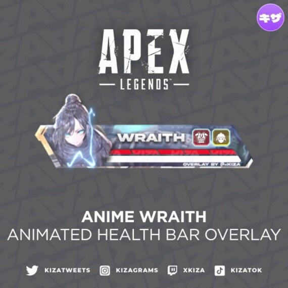 Customizable Animated Anime Wraith Apex Legends Custom Etsy