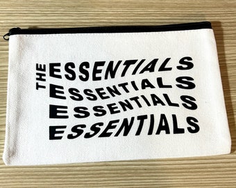 The essentials pouch / travel make up bag / money bag / travel bag / gift for him / essentials carry on pouch / toiletries travel pouch