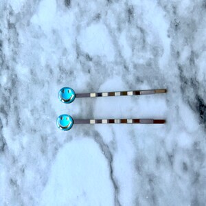 Smiley face hair pins / jewel hair pins / happy face flower hair pin / handmade hair pin / smiley face kids hair accessory / kid accessories